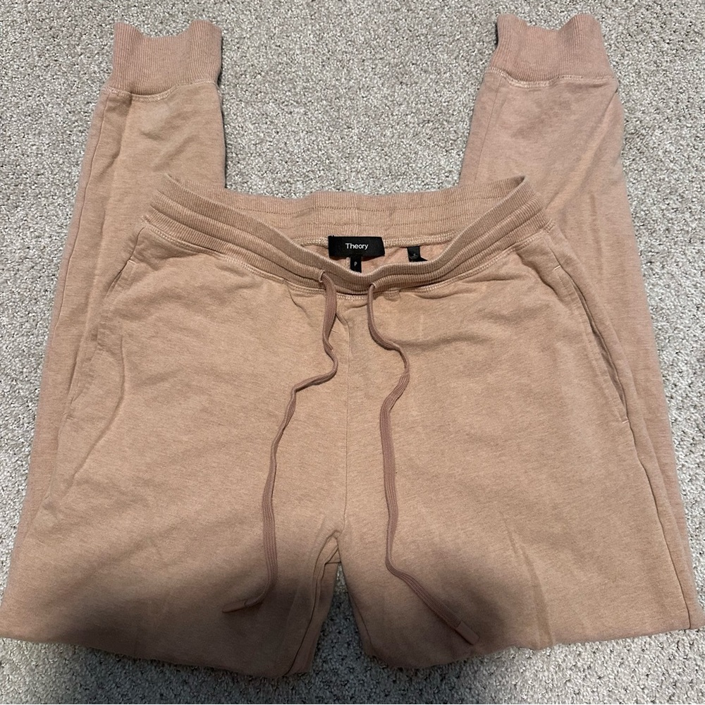 Theory Teddy Bear Brown joggers